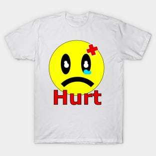 Hurt Emoji T-Shirt